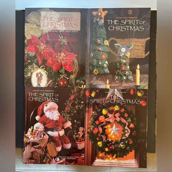The Spirit of Christmas four 158 page hardcover books Creative ideas books 11-14 - Picture 1 of 4